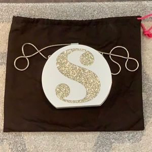 Kate Spade letter “S” initial clutch
